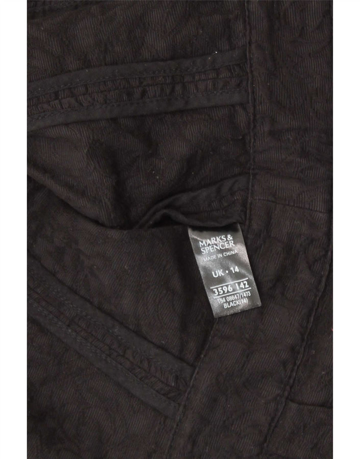 Jachetă pentru femei Marks & Spencer cu mâneci 3/4, mare, neagră