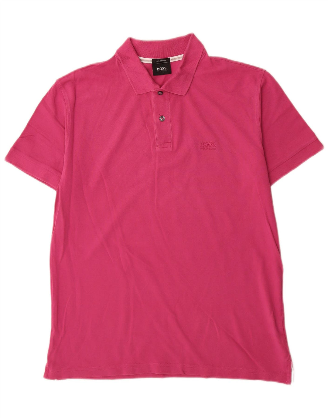 Tricou polo pentru bărbați Hugo Boss, bumbac roz mare