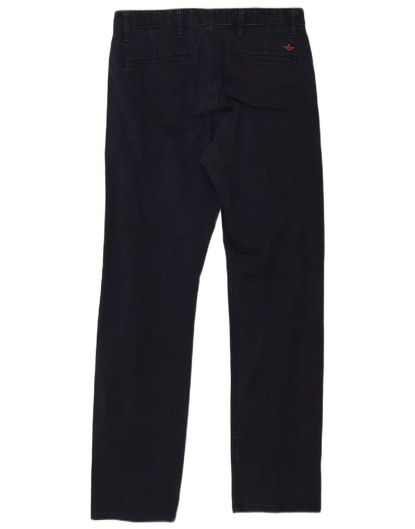 Pantaloni Chino Drepți Dockers Bărbați L30 L32 Bumbac bleumarin