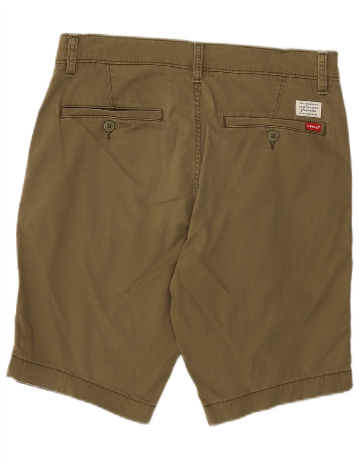 Pantaloni scurți chino pentru bărbați Levi's W30, bumbac mediu kaki