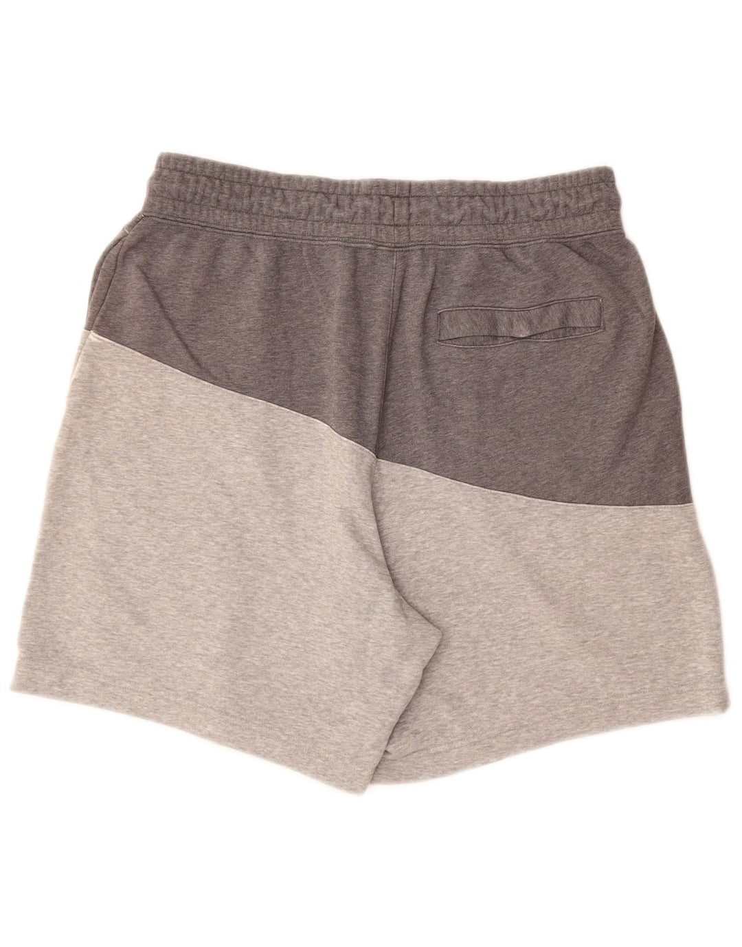 Pantaloni scurți sport pentru bărbați NIKE, mari, gri, bumbac color bloc