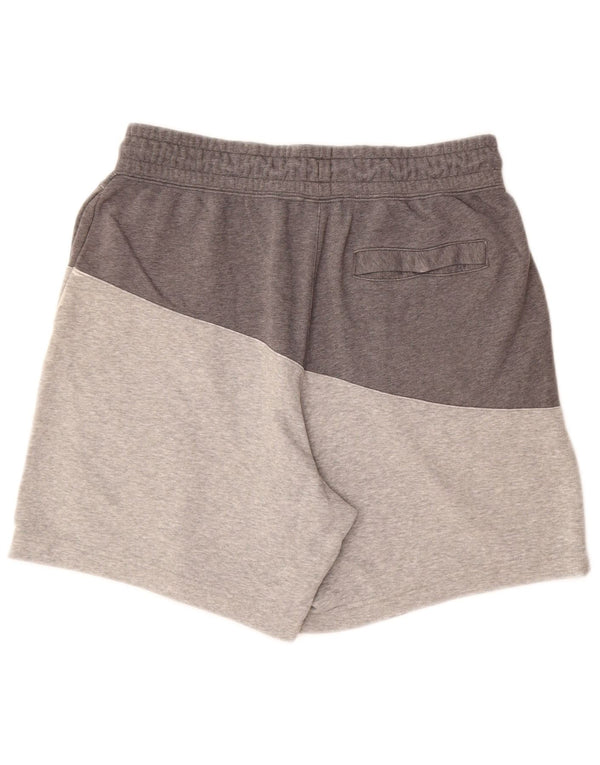 Pantaloni scurți sport pentru bărbați NIKE, mari, gri, bumbac color bloc