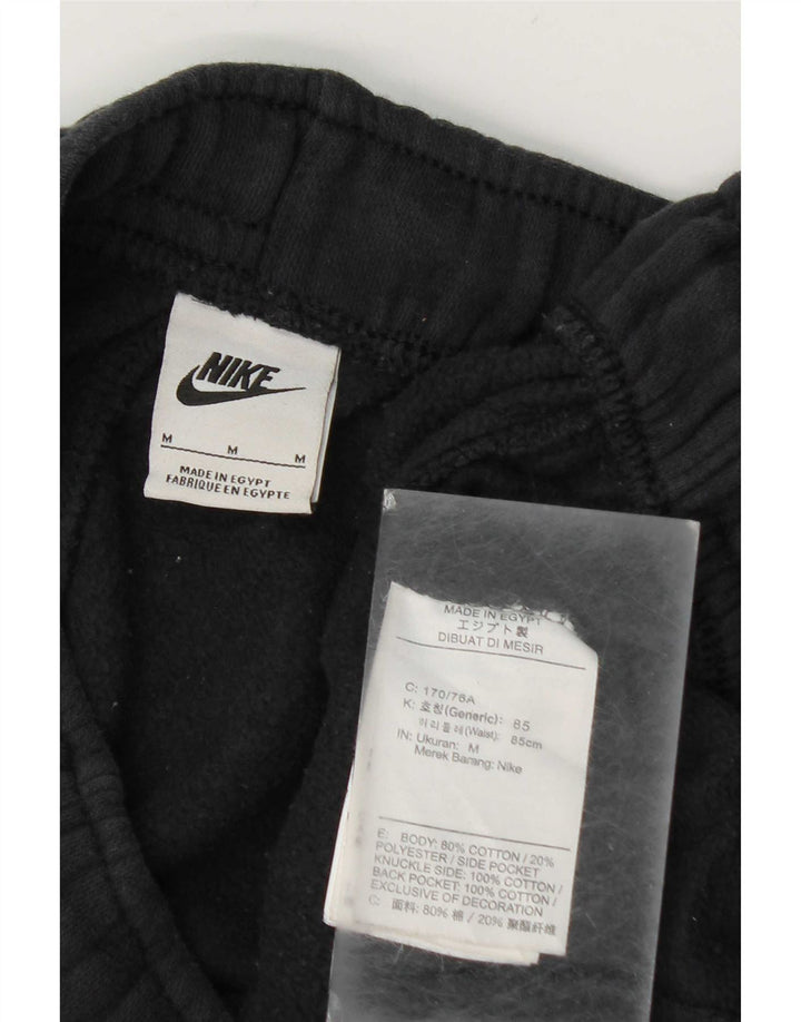 Pantaloni de trening Nike pentru bărbați Joggeri, bumbac mediu negru