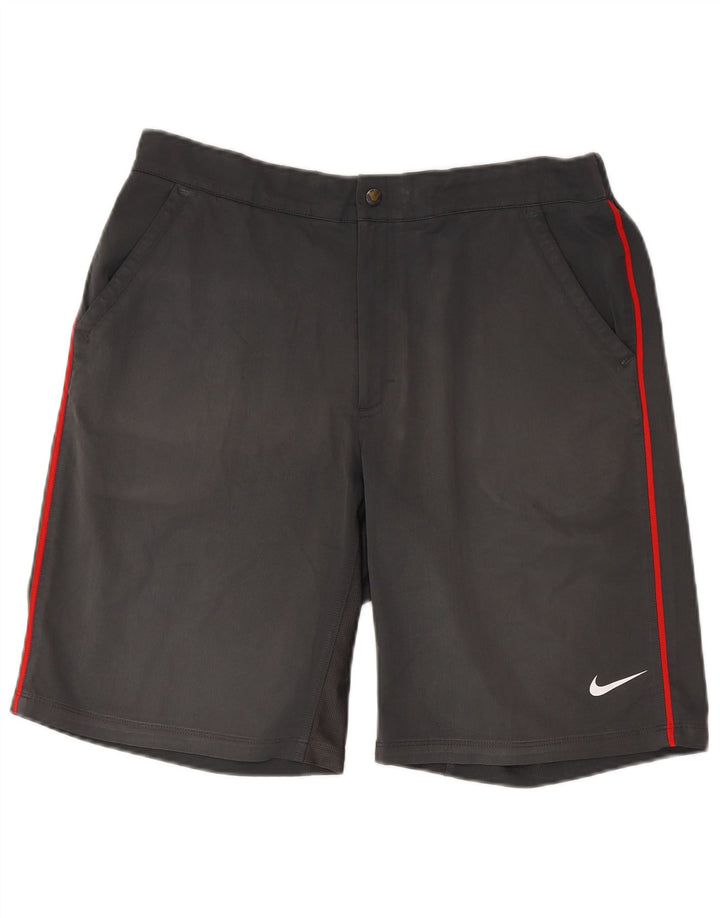 Pantaloni scurți sport NIKE Dri Fit pentru bărbați, mari, gri, poliester