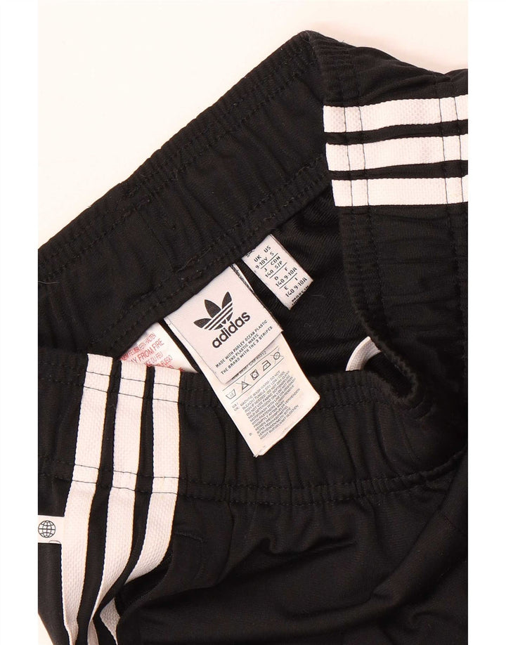 Pantaloni de trening Adidas baieti Joggeri 9-10 ani poliester negru