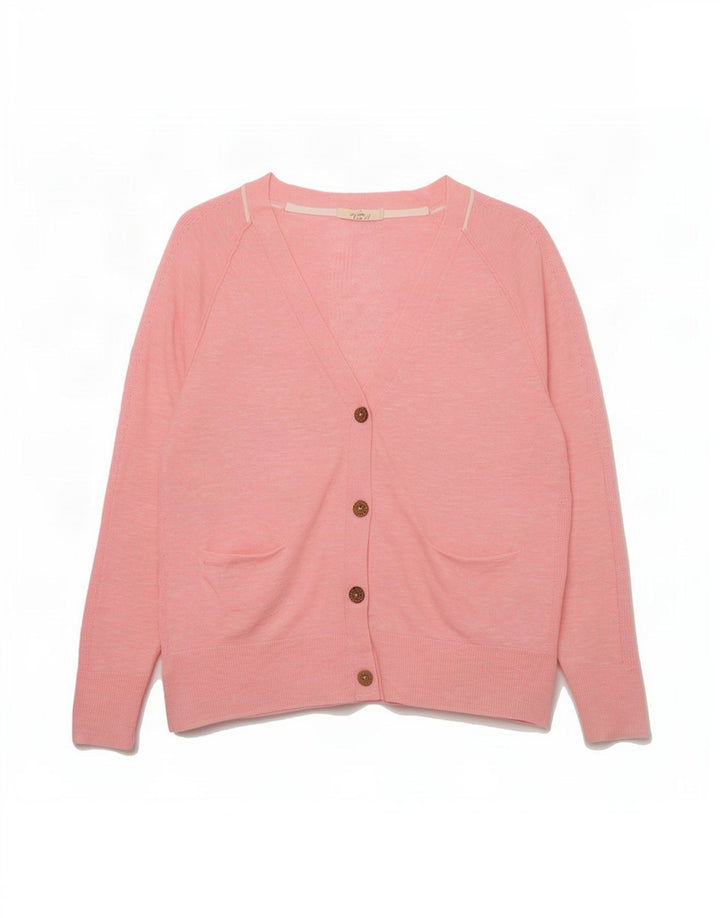 Pulover cardigan pentru femei White Stuff UK 16, mare, roz, in