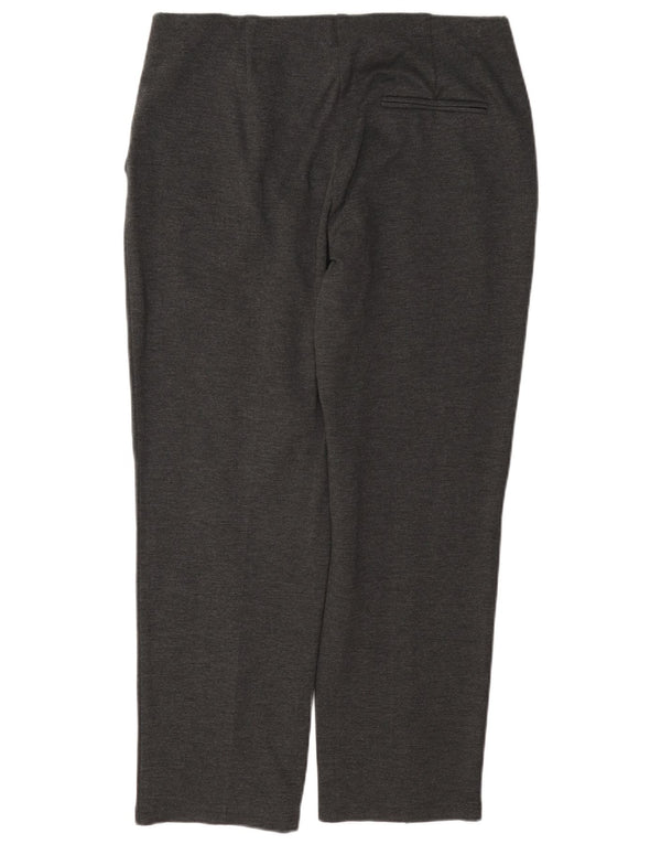 Pantaloni casual drepti pentru femei Marks & Spencer UK 14 Large W34 L27 Gri