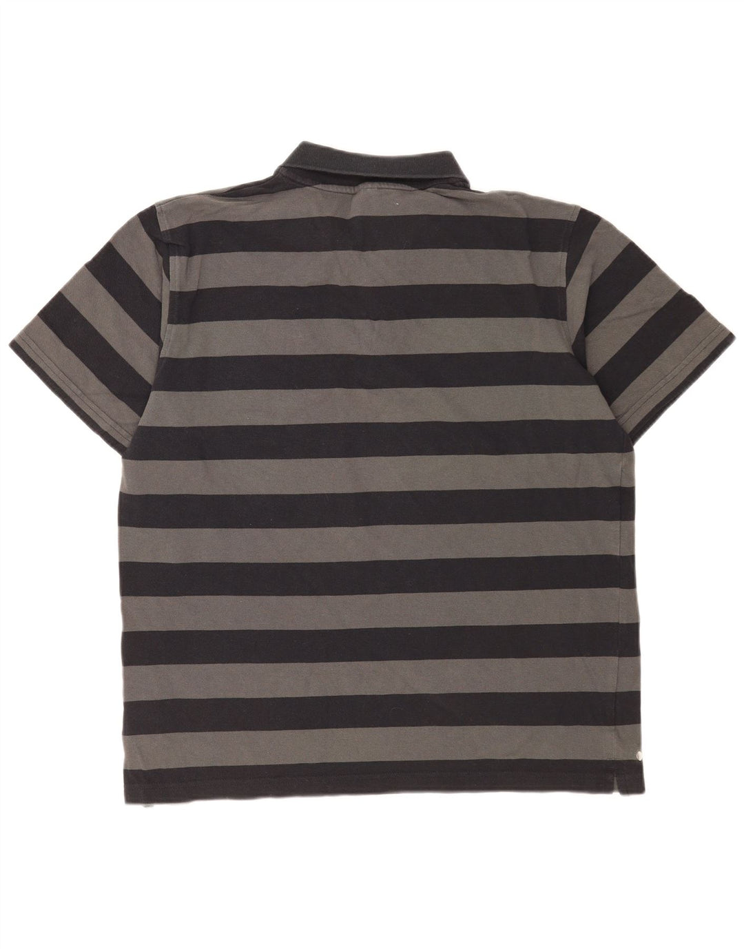 Tricou polo pentru bărbați Reebok XL, bumbac cu dungi gri