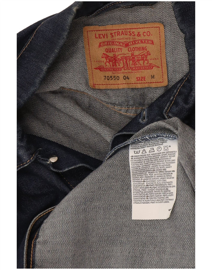 Jachetă de blugi pentru bărbați Levi's UK 38, bumbac albastru mediu