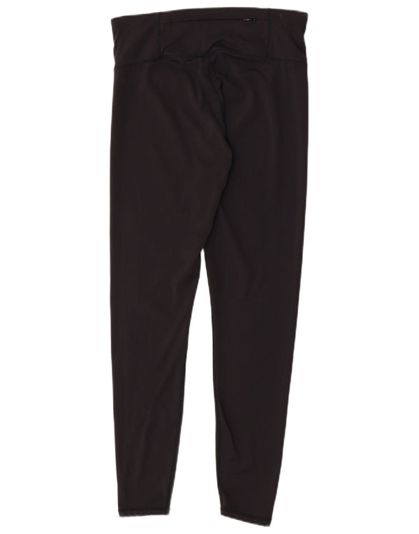 Leggings grafic Superdry pentru femei UK 14, mare, negru, poliester