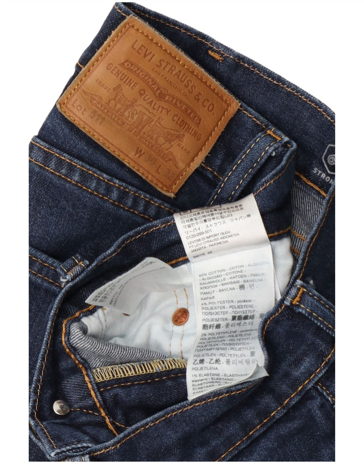 Blugi pentru bărbați Levi's 511 Slim W30 L32 Bumbac bleumarin