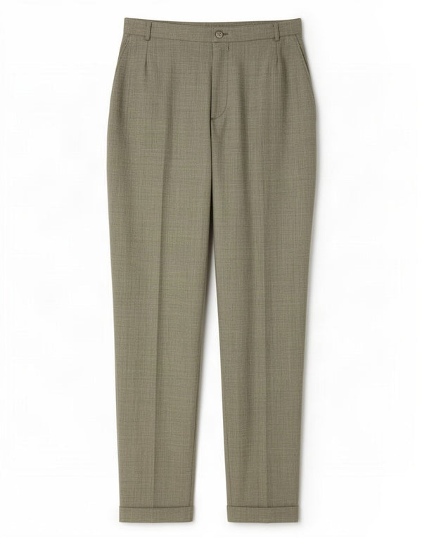 Max&Co. Pantaloni casual conici pentru femei cu talie înaltă UK 16 mare L32 L30 verde