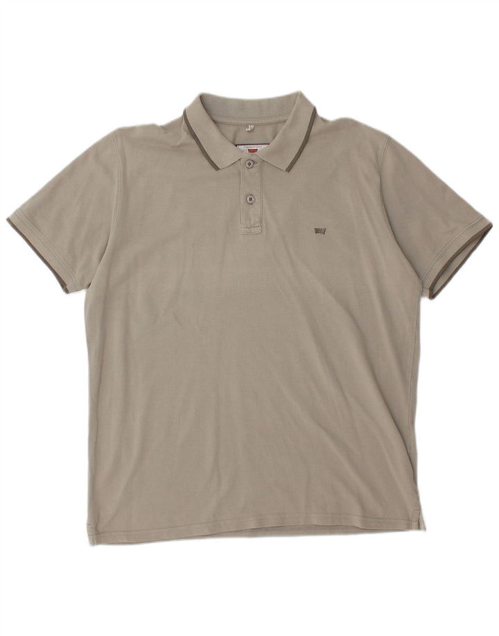 Cămașă polo pentru bărbați CARRERA XL bumbac gri