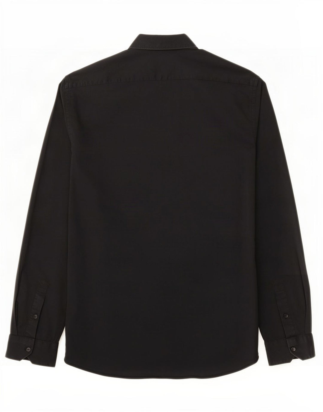 Cămașă Zara bărbați Super Slim Fit, mare, negru, bumbac