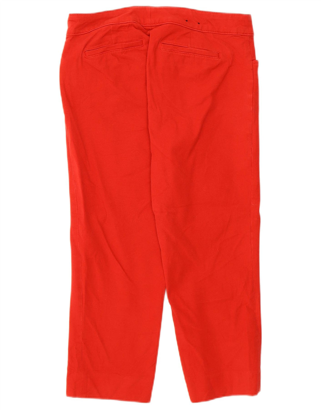 Pantaloni capri drepti pentru femei Chaps US 4 Small W28 L20 Bumbac roșu