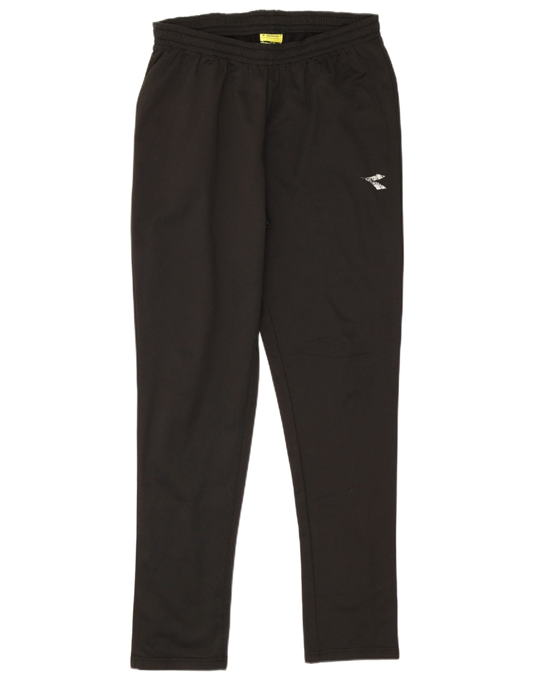Pantaloni de trening Diadora pentru bărbați, poliester mediu negru