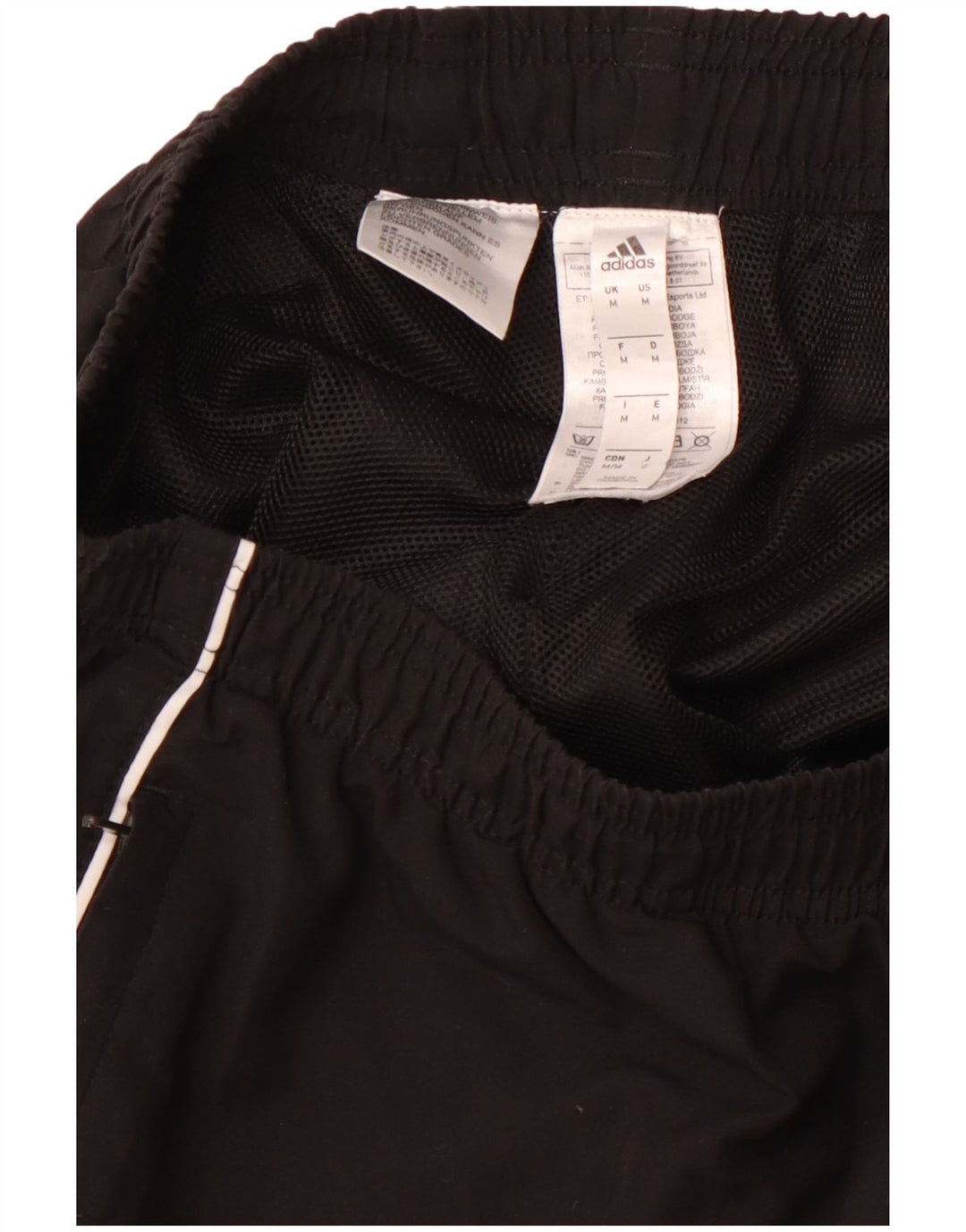 Pantaloni de trening ADIDAS pentru bărbați, poliester mediu negru