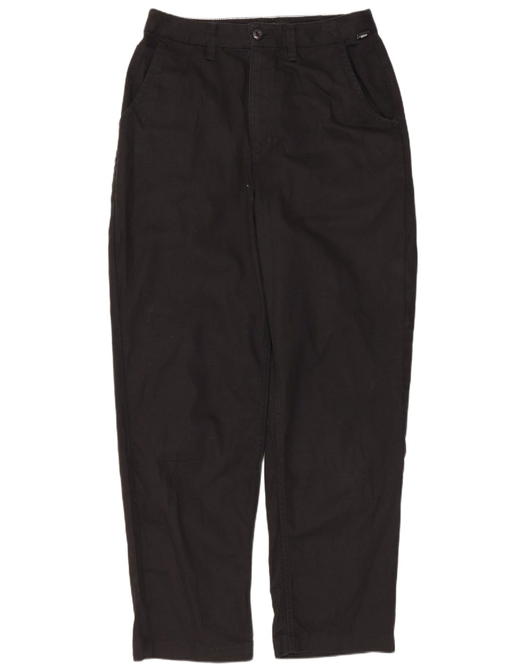 Pantaloni chino conici pentru femei VANS L28 L27 bumbac negru