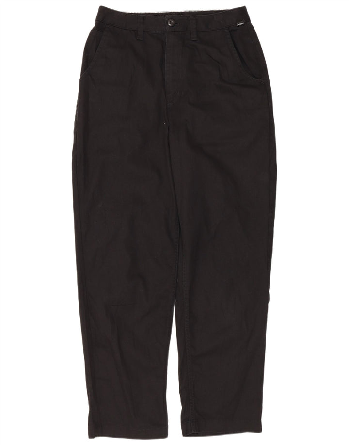 Pantaloni chino conici pentru femei VANS L28 L27 bumbac negru