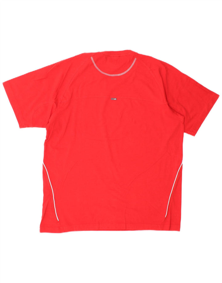 Tricou pentru bărbați Adidas Top mare bumbac roșu