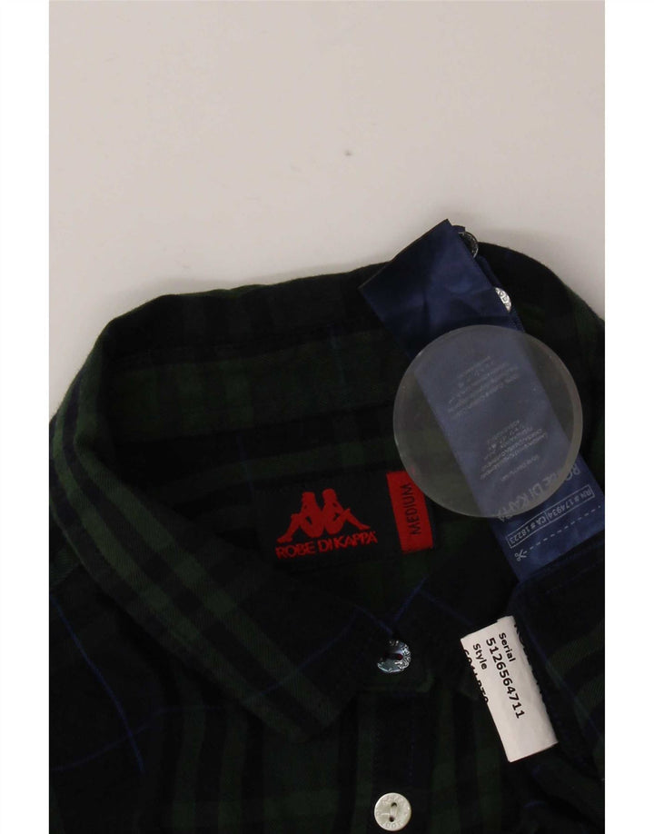 Cămașă Kappa pentru femei UK 12 Medium Bleumarin Check Bumbac