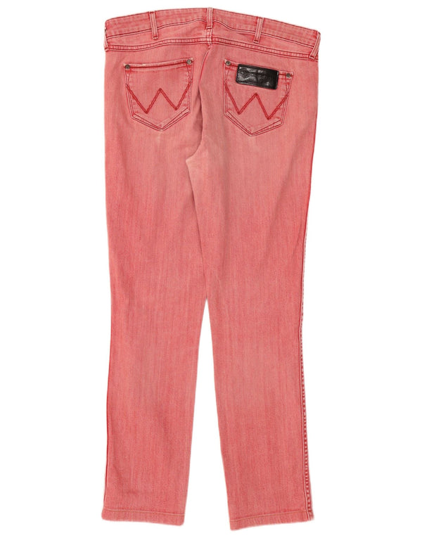 Blugi Wrangler pentru femei Lia sezonier WD Slim W33 L31 bumbac roșu