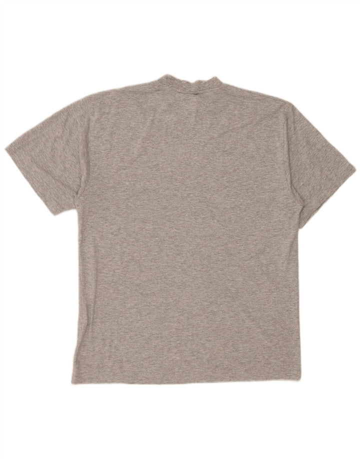 Tricou pentru bărbați Wrangler Top din bumbac pete gri mediu