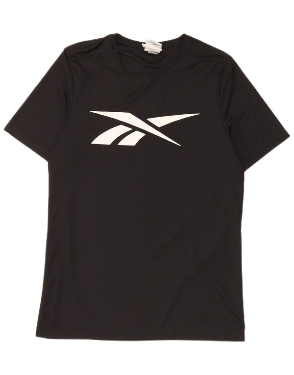 Tricou grafic pentru bărbați Reebok Top Medium Negru Poliester