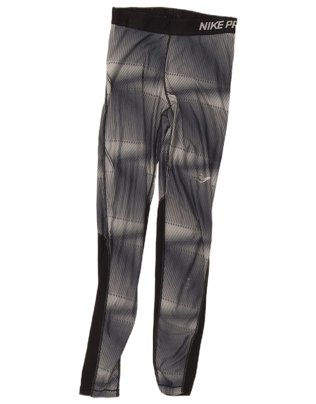 Leggings grafic Nike pentru băieți 10-11 ani, gri, poliester color bloc