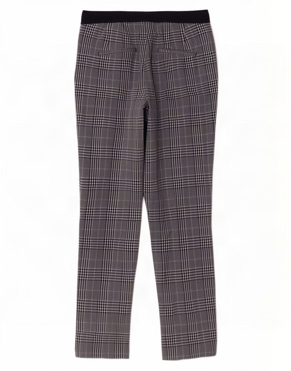 Pantaloni de costum drepți pentru femei Zara L30 L29 Gri Check