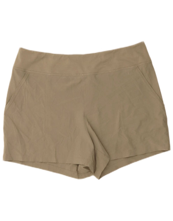 Pantaloni scurti sport Patagonia pentru femei UK 18 XL poliester bej