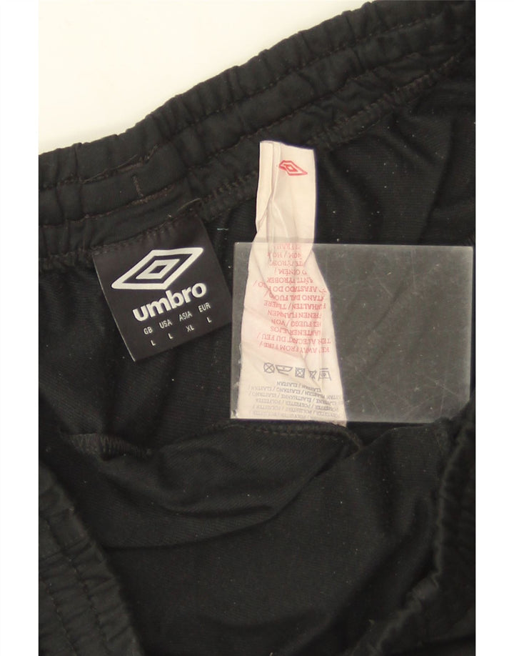UMBRO Pantaloni de trening pentru bărbați, mari, negru, poliester