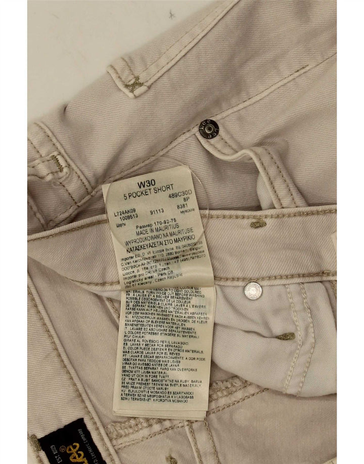 Pantaloni scurți din blugi pentru bărbați Lee W30, bumbac, bej mediu