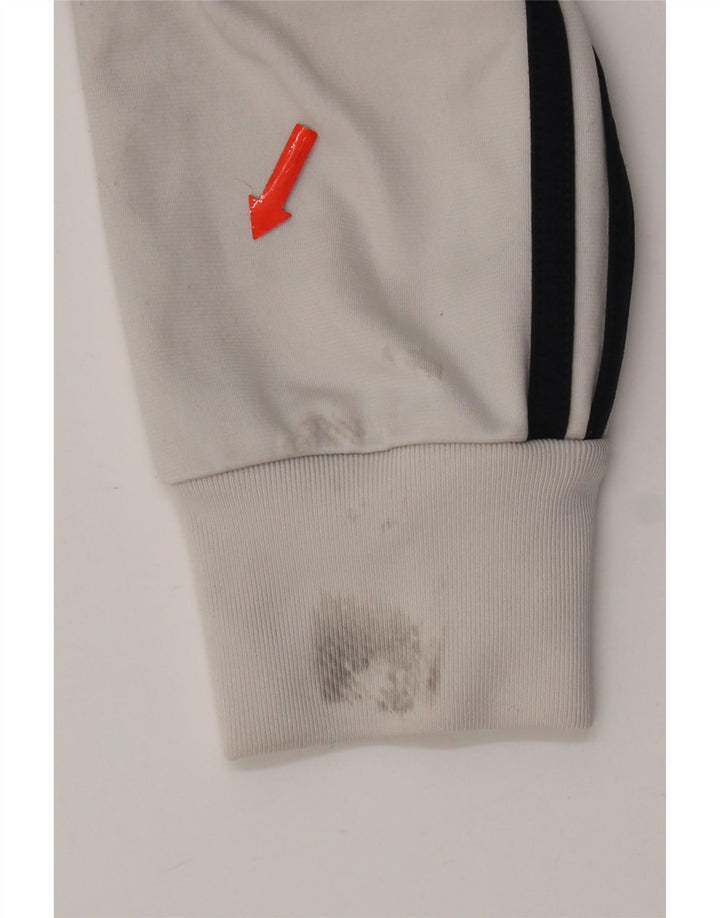 Jachetă de trening Adidas pentru bărbați Marea Britanie 34/36 Poliester color bloc alb mic