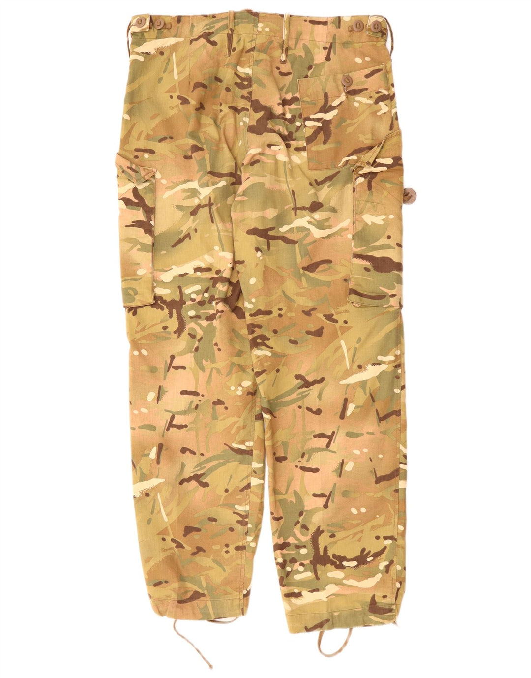 Pantaloni cargo drepți pentru bărbați VINTAGE L34 L29 bumbac camuflaj kaki