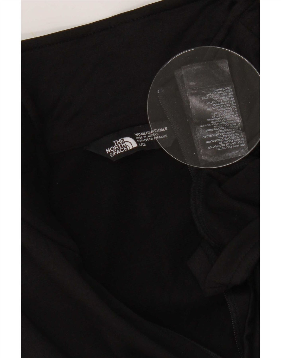 Top de trening cu pulover grafic The North Face pentru femei UK 16 Large Black
