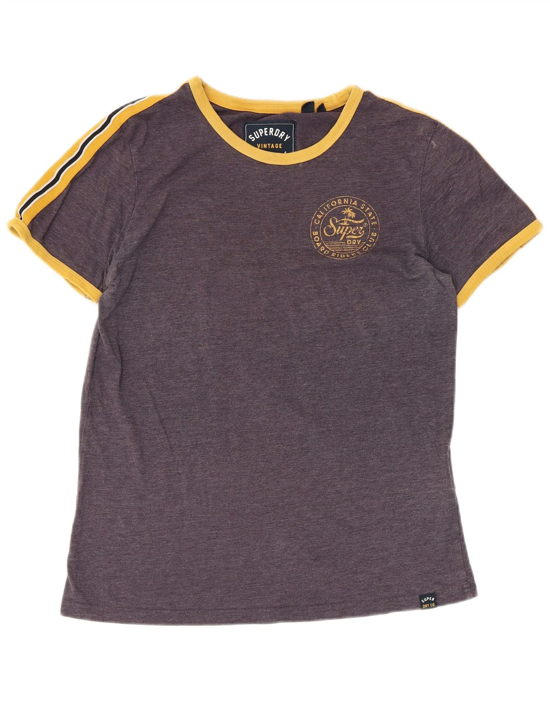 SUPERDRY Tricou cu grafic pentru femei Top UK 12 Medium Purple Bumbac