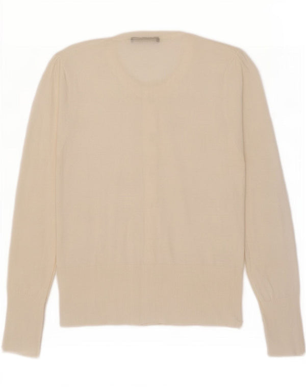 Pulover cardigan pentru femei Oasis UK 12 Medium White