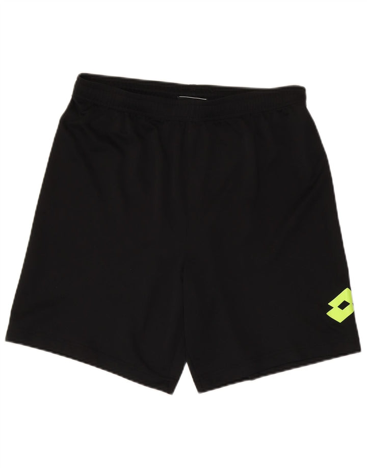 Pantaloni scurți sport Lotto pentru bărbați, medii, negri