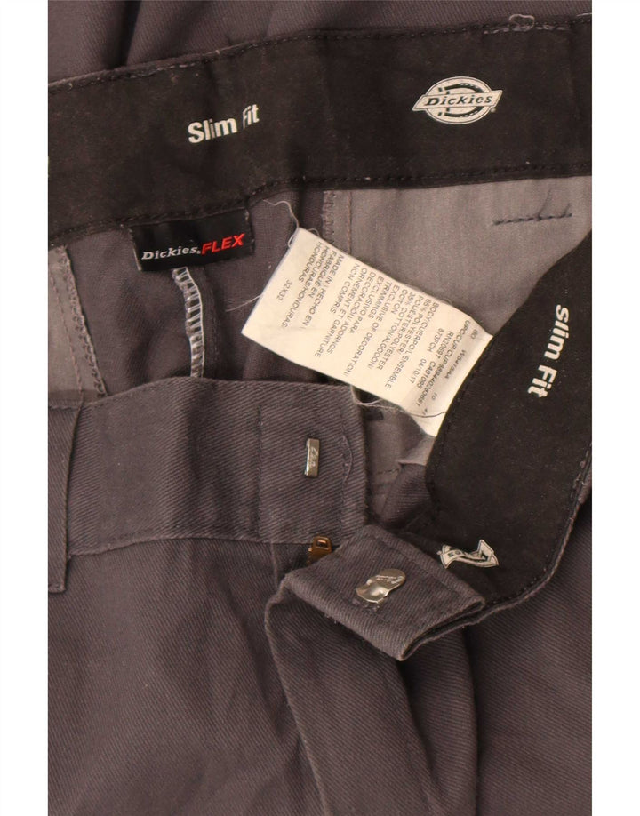 Pantaloni chino slim pentru bărbați Dickies W32 L32 poliester gri