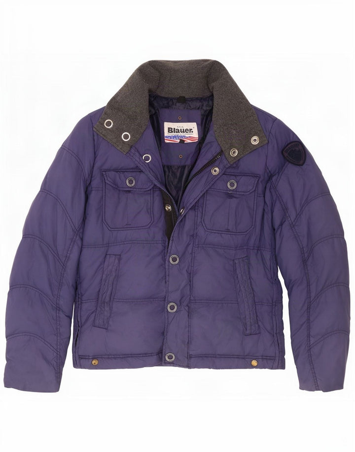 Jachetă căptușită Blauer pentru bărbați UK 38 Medium Bleumarin Poliamidă