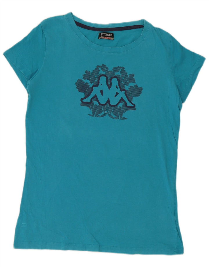 Tricou grafic Kappa pentru femei Top UK 14 Large Blue