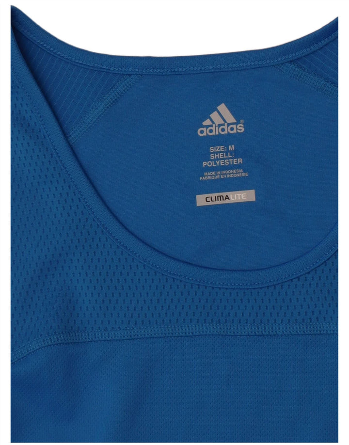 Adidas Climalite Vest Top pentru bărbați Medium Blue Poliester