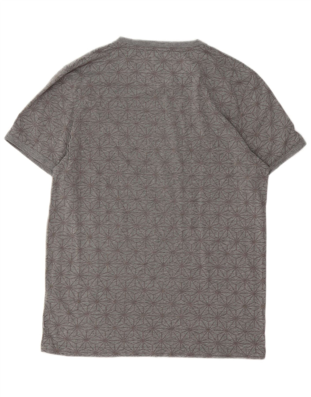 Tricou grafic pentru bărbați Ted Baker Mărimea 3, bumbac geometric mediu, gri