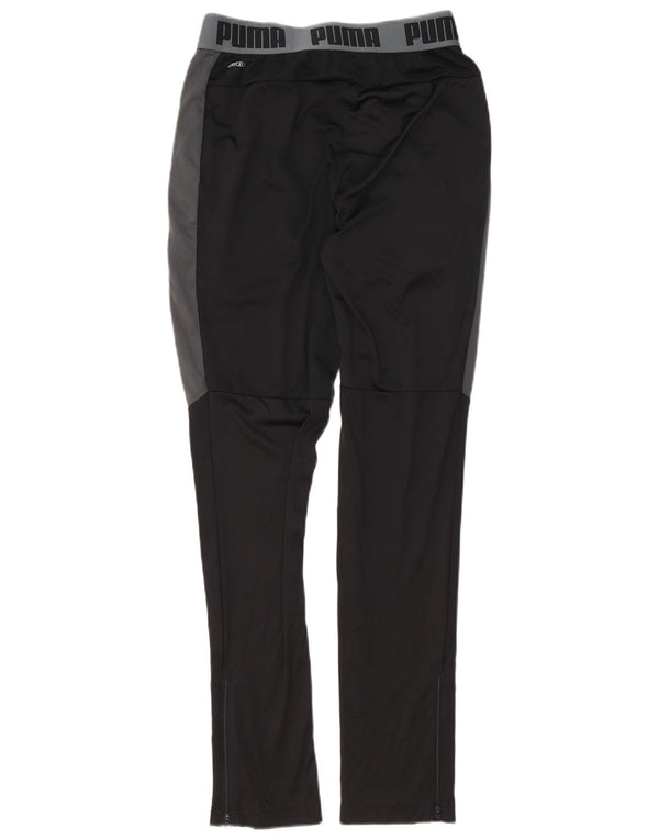 Pantaloni de trening Puma pentru bărbați, negru, poliester color bloc Sport