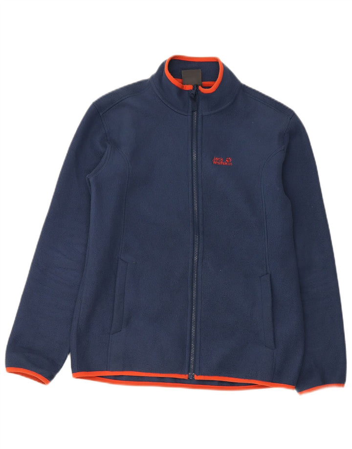 Jack Wolfskin Jachetă fleece pentru băieți 13-14 ani bleumarin poliester