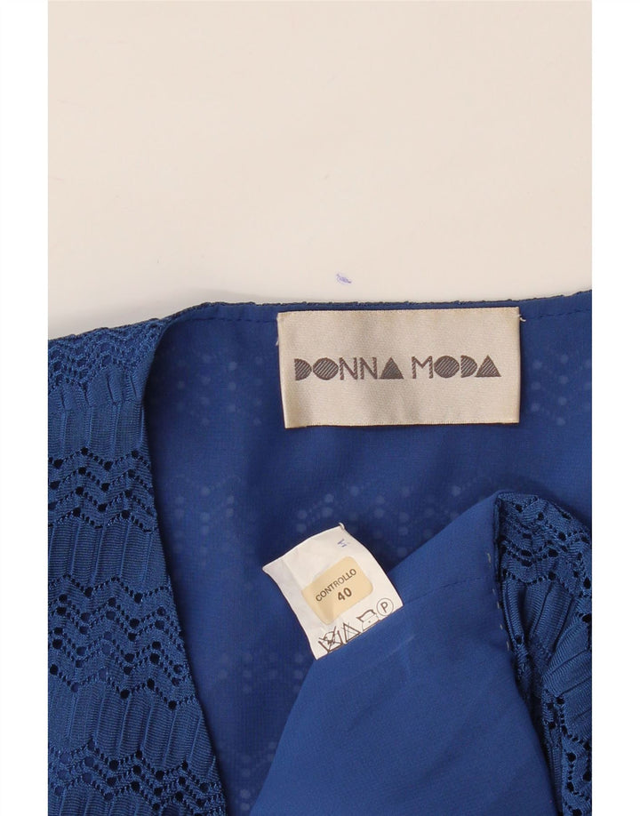 VINTAGE Womens Bolero Top IT 40 Small Blue Polyester Vintage Vintage and Second-Hand Vintage from Messina Hembry 