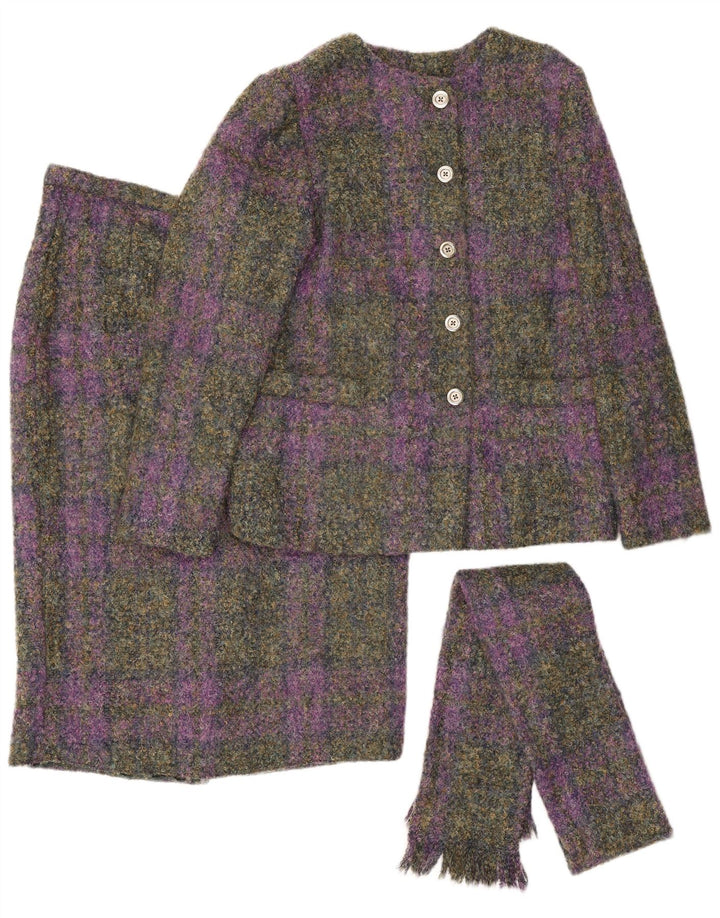Set fuste 2 piese pentru femei Castleisland UK 12 Medium W32 Check multicolor