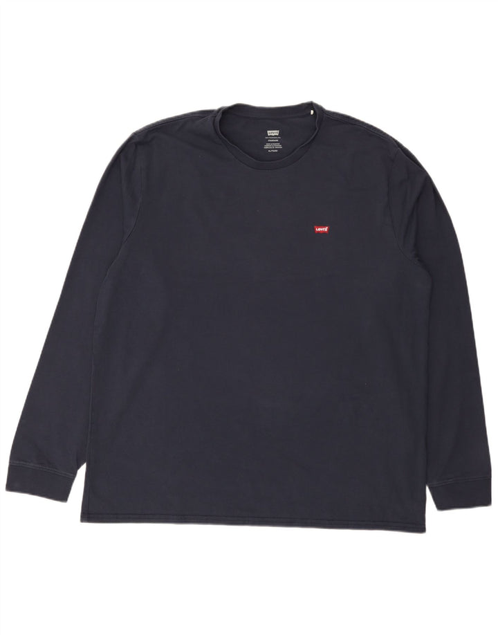 Levi's Top standard pentru bărbați cu mânecă lungă XL, bumbac bleumarin