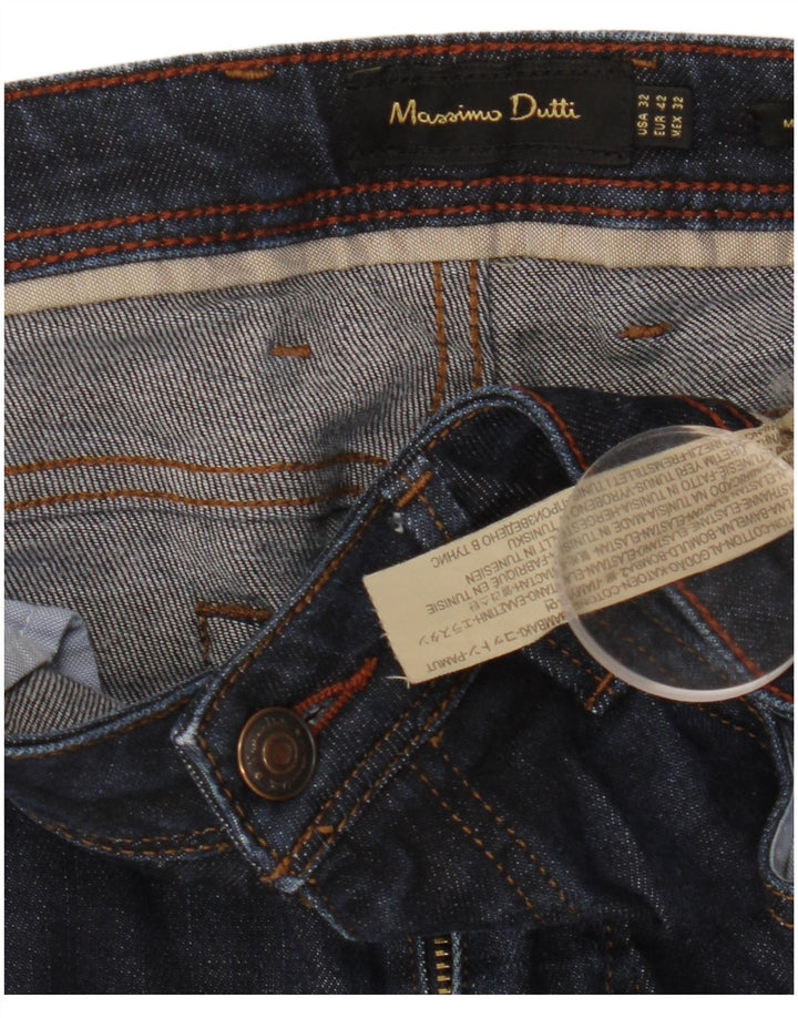 Massimo Dutti Blugi pentru bărbați slim EU 42 Large W32 L28 Bleumarin Bumbac